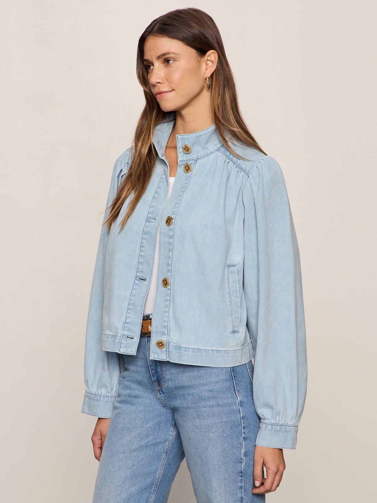 Rose & Lee Co Charlotte Denim Jacket, Whisper by Sanctuary Jackets