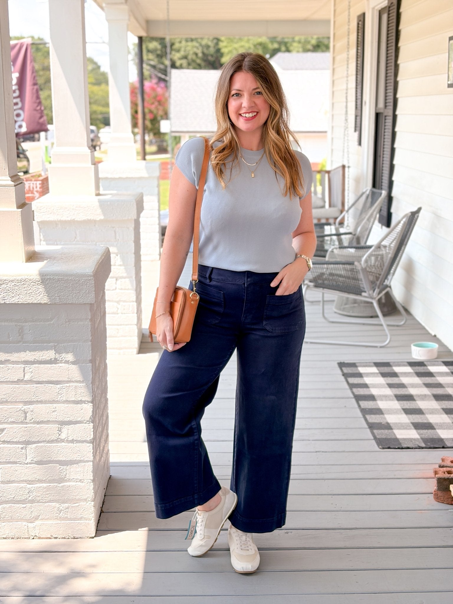 Rose & Lee Co Chelsea Pants, Navy Blazer by Sanctuary Pants