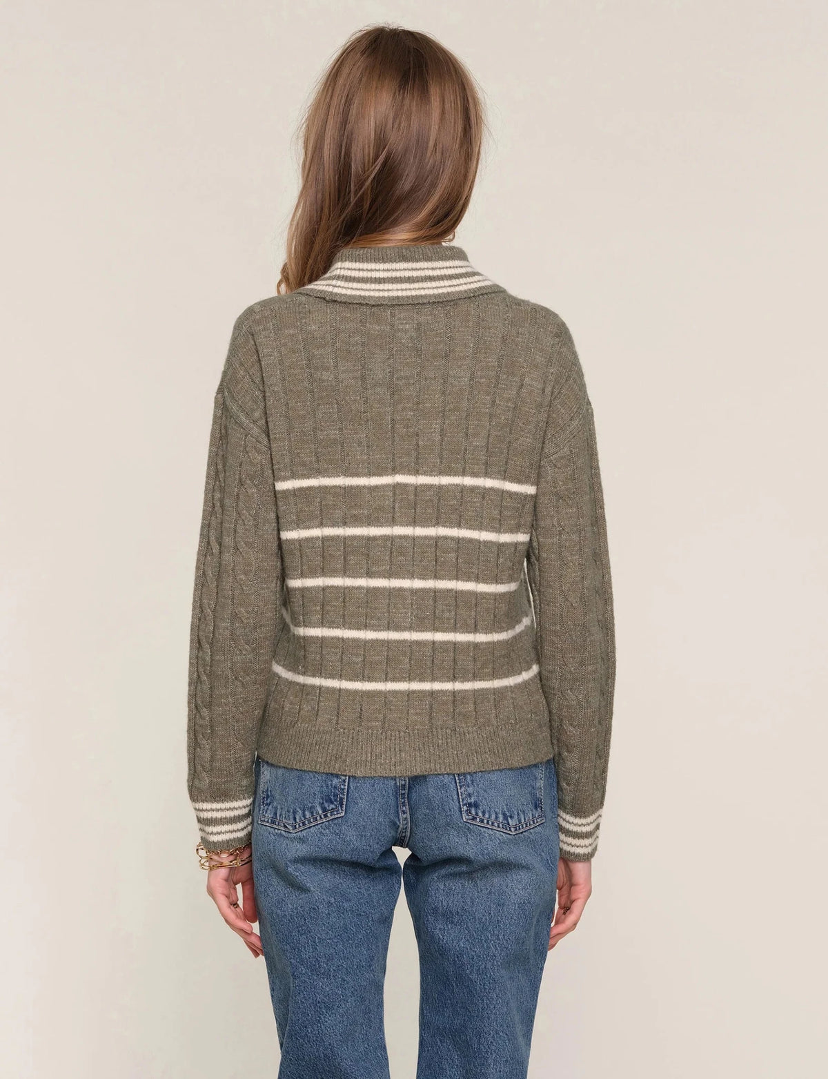 Rose & Lee Co Cherie Cardigan, Grass unknown