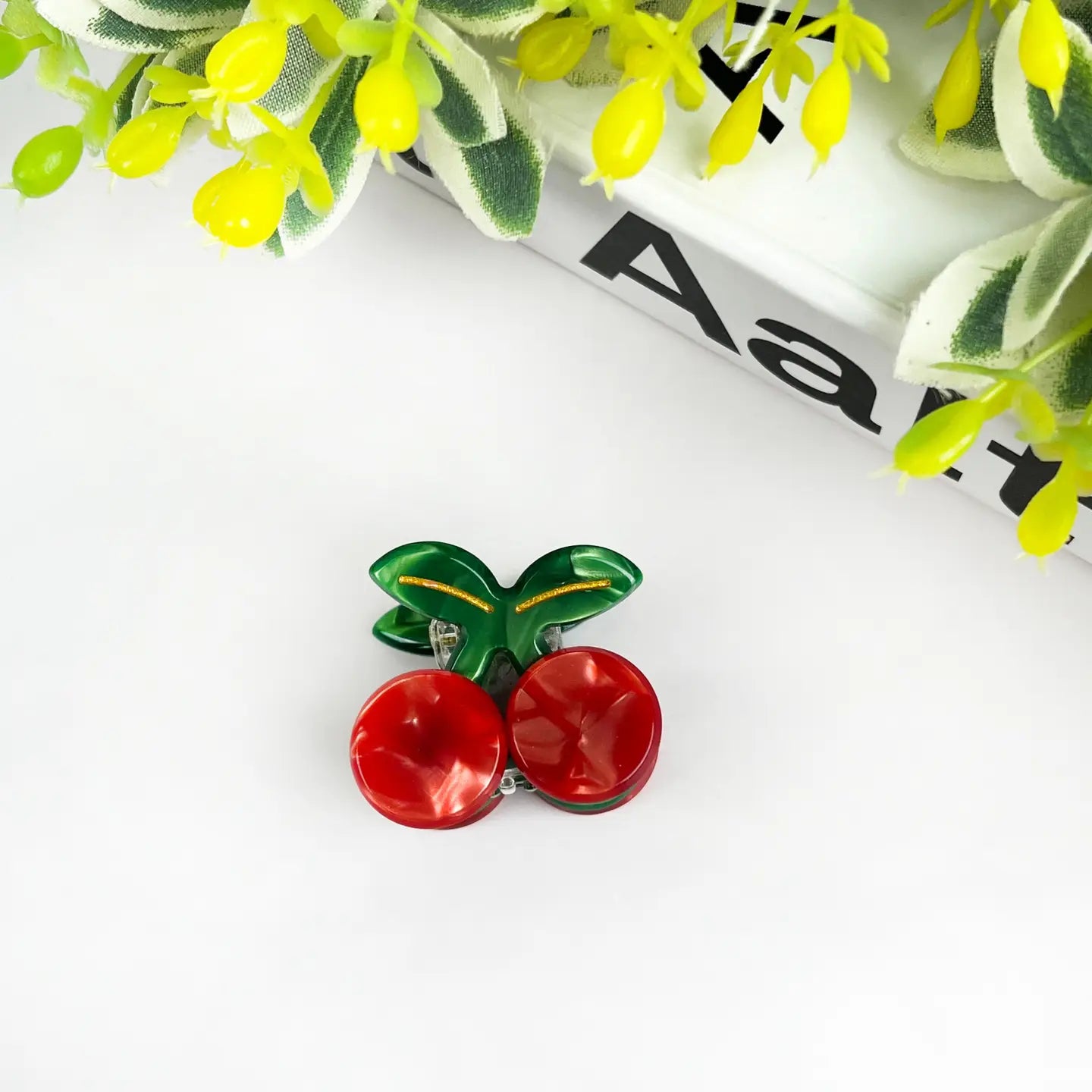 Cherry Mini Claw Clip