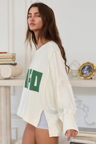 CIAO Graphic Long Sleeve Top