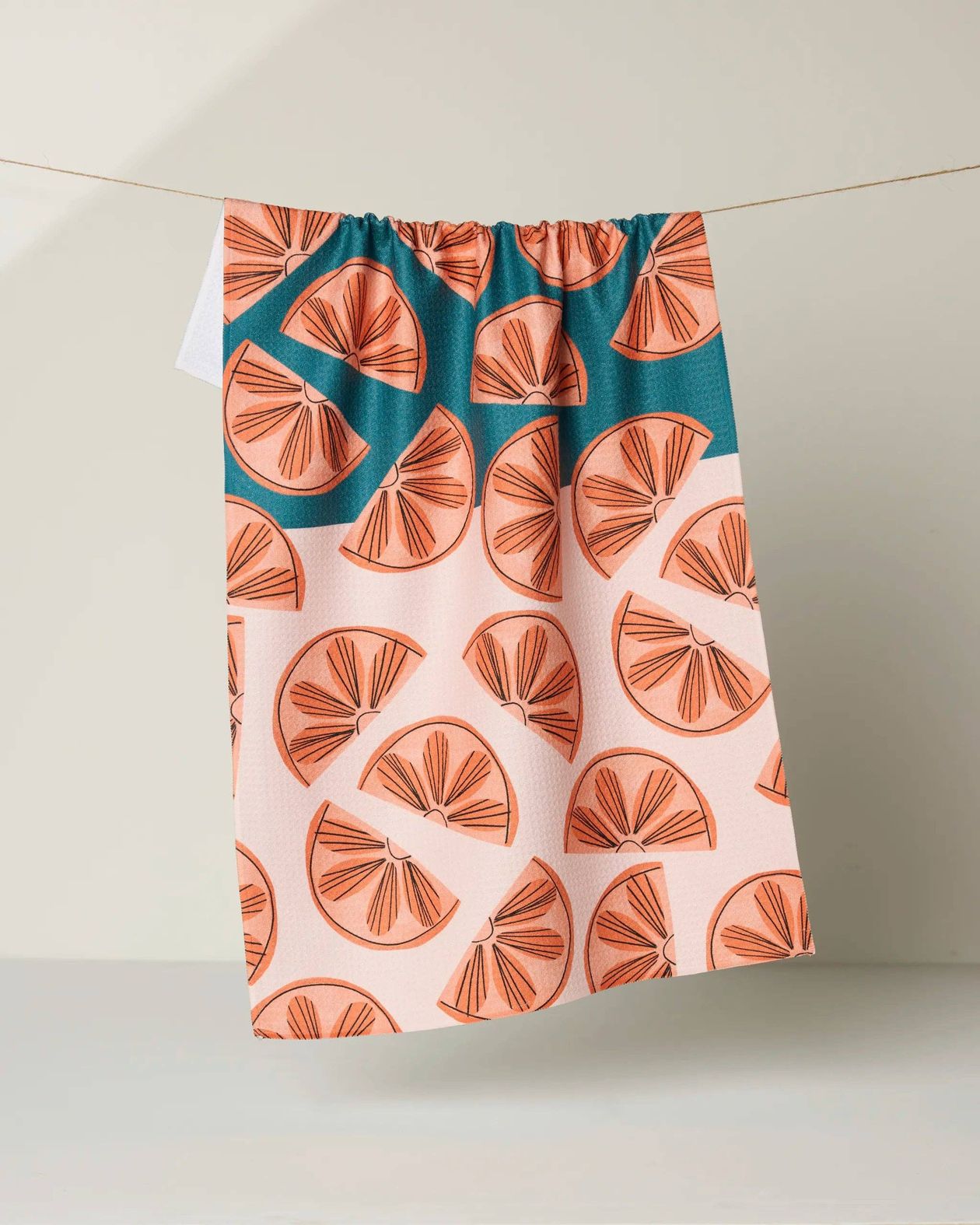 Citrus Slices Printed Kitchen Tea Towel