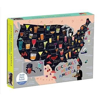 Rose & Lee Co 1000 Piece Puzzle, Cocktails Across America Home & Gifts