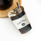 Coffee Hair Claw Clip