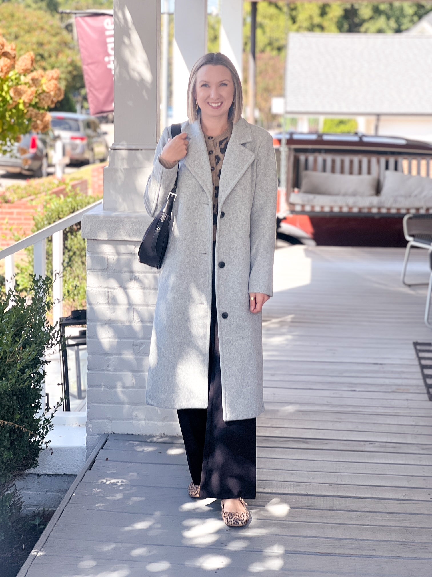 classic grey pea coat