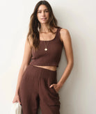 Rose & Lee Co Coralina Tank, Chocolate by Marine Layer Tanks