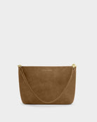 Rose & Lee Co Cord Shoulder Bag, Caramel Suedette BAGS