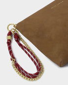 Rose & Lee Co Cord Shoulder Bag, Caramel Suedette BAGS