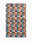 Cozy Day Checkers Printed Kitchen Tea Towel