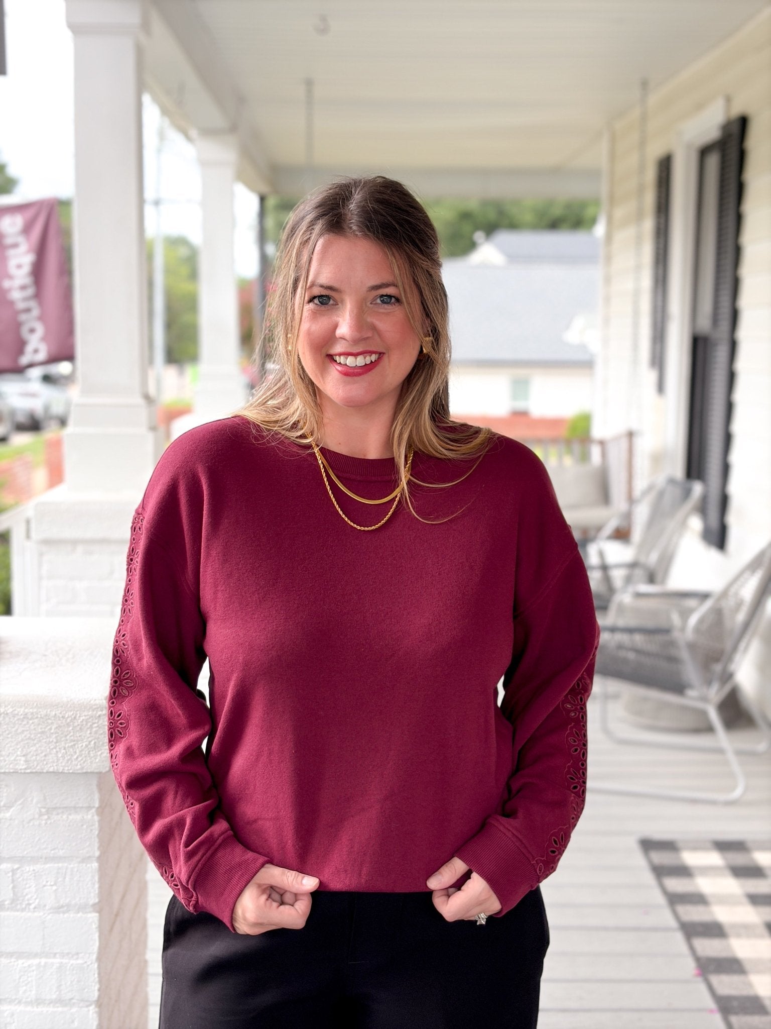 Rose & Lee Co Marietta Sweatshirt, Zinfandel Sweatshirt & Hoodies