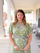Rose & Lee Co Lindsey Dress, Green Multi Event Dress