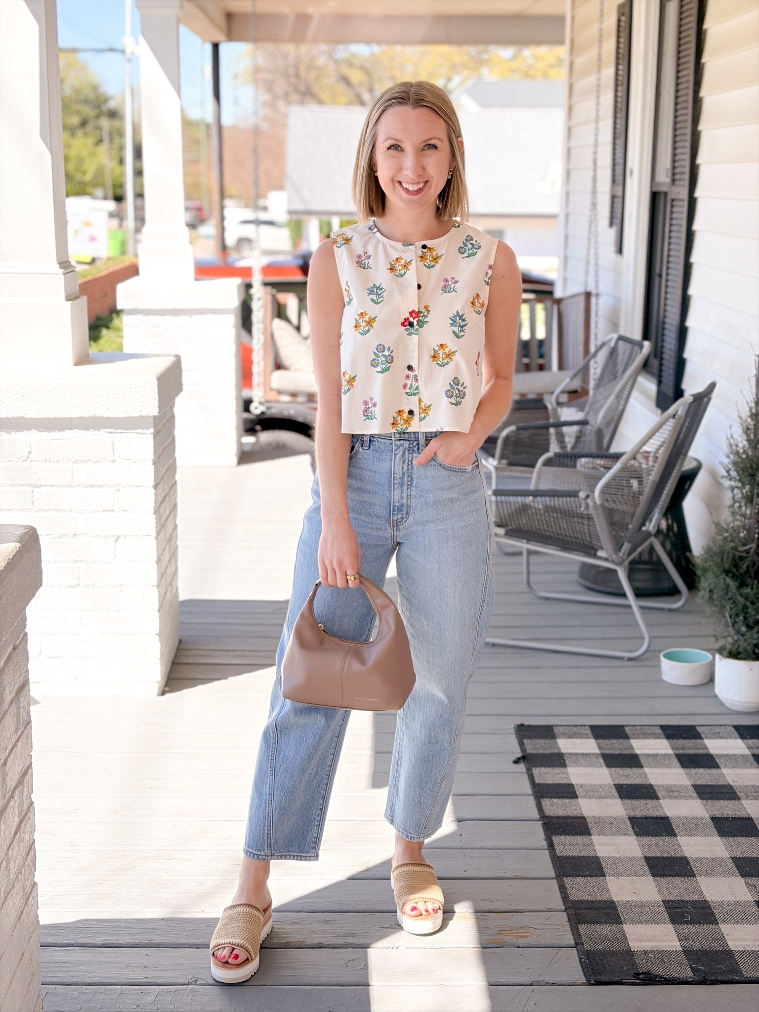 Rose & Lee Co Westward Barrel Jeans, Pulse Denim