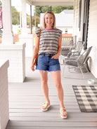 Rose & Lee Co Crossroads Jean Shorts, Currents Denim Shorts