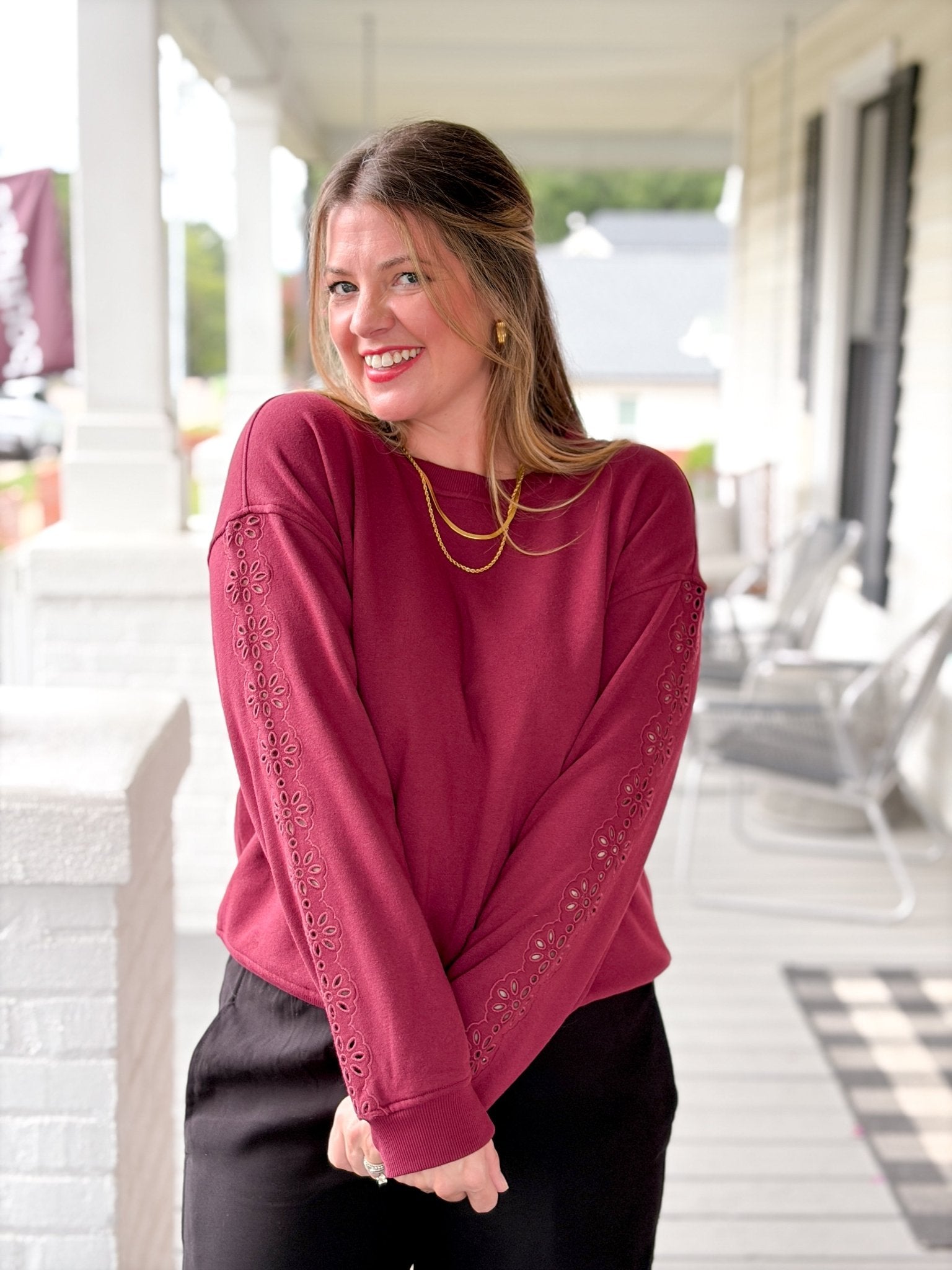 Rose & Lee Co Marietta Sweatshirt, Zinfandel Sweatshirt & Hoodies