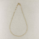 18k Gold Filled Diamond Cut Detailed Chain Necklace
