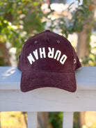 Rose & Lee Co DURHAM Arched/Upside Down Micro-Corduroy Hat, Brown Accessories