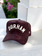 Rose & Lee Co DURHAM Micro-Corduroy Hat, Brown Accessories