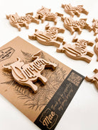 Durham Bulls Wooden Magnet