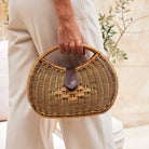 Rose & Lee Co Eclipse Rattan Handbag Bags