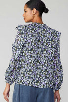 floral long sleeve top 