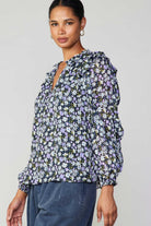floral long sleeve top 