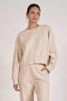 Rose & Lee Co Ellie Sweatshirt, Stone Sweatshirt & Hoodies
