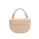 Crescent Top Handle Crossbody Bag in Bone