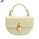 Crescent Top Handle Crossbody Bag in Mint