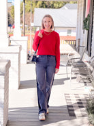 The Perfect Layer Sweater, Festive Red by Z Supply