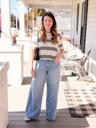 Light Blue Wide Leg Jeans