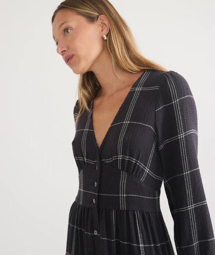 Maeve Dress | Black Windowpane | ROSE & LEE CO. Rose & Lee Co Maeve Dress | Black Windowpane | ROSE & LEE CO. Rose & Lee Co