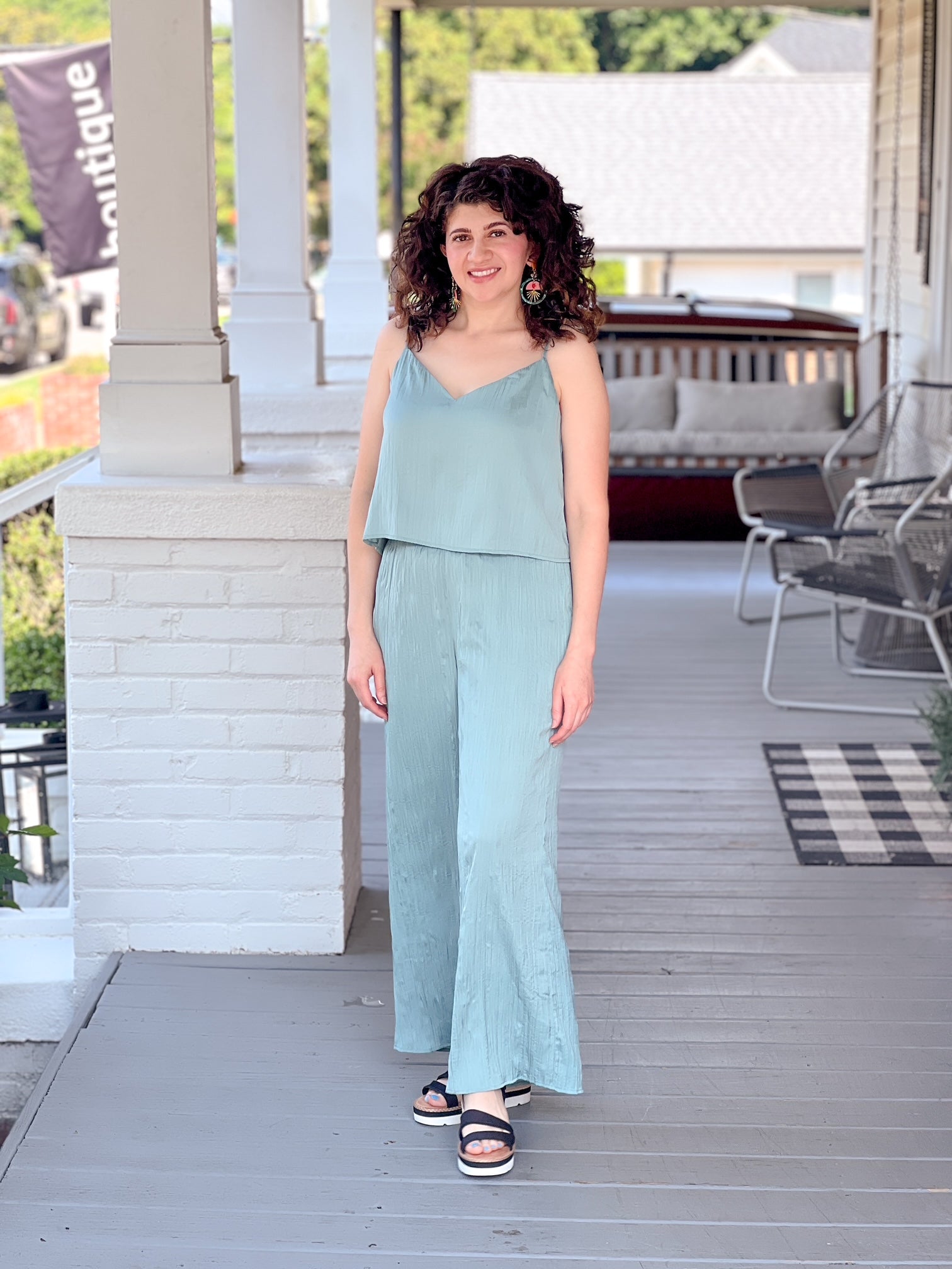 Rose & Lee Co Sunset Pants, Sea Pine by Z Supply unknown