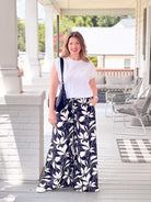 white bubble sleeve top with bubble hem