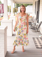 Rose & Lee Co Esther Dress, Cream/Multi Event Dress