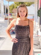 Sleeveless Cowl Neck Maxi Dress