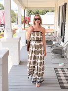 Rose & Lee Co Octavia Jumpsuit, Olive Jumpsuit