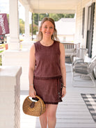Rose & Lee Co Canopy Wrap Skirt, Chocolate Cherry by Z Supply Skirts