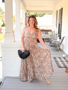 Rose & Lee Co Ada Dress, Leopard Event Dress