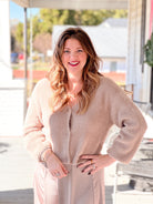 Lightweight & Fuzzy Neutral Cardigan