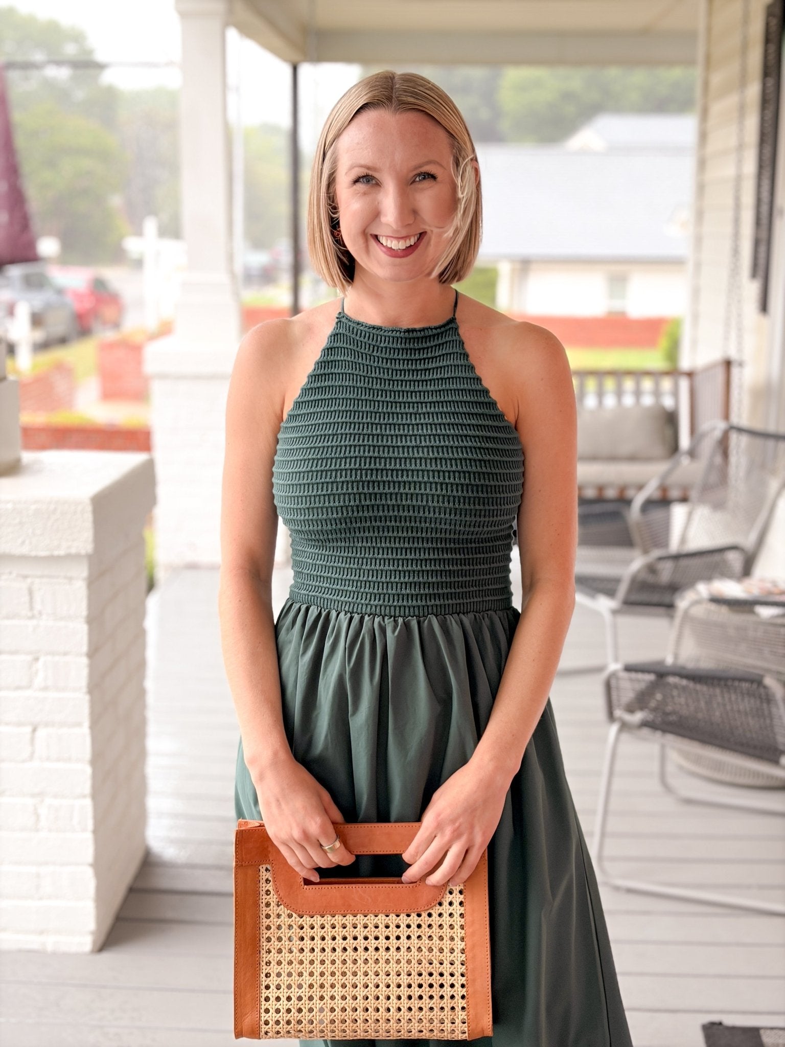 Rose & Lee Co Lucia Dress, Green Casual Dresses
