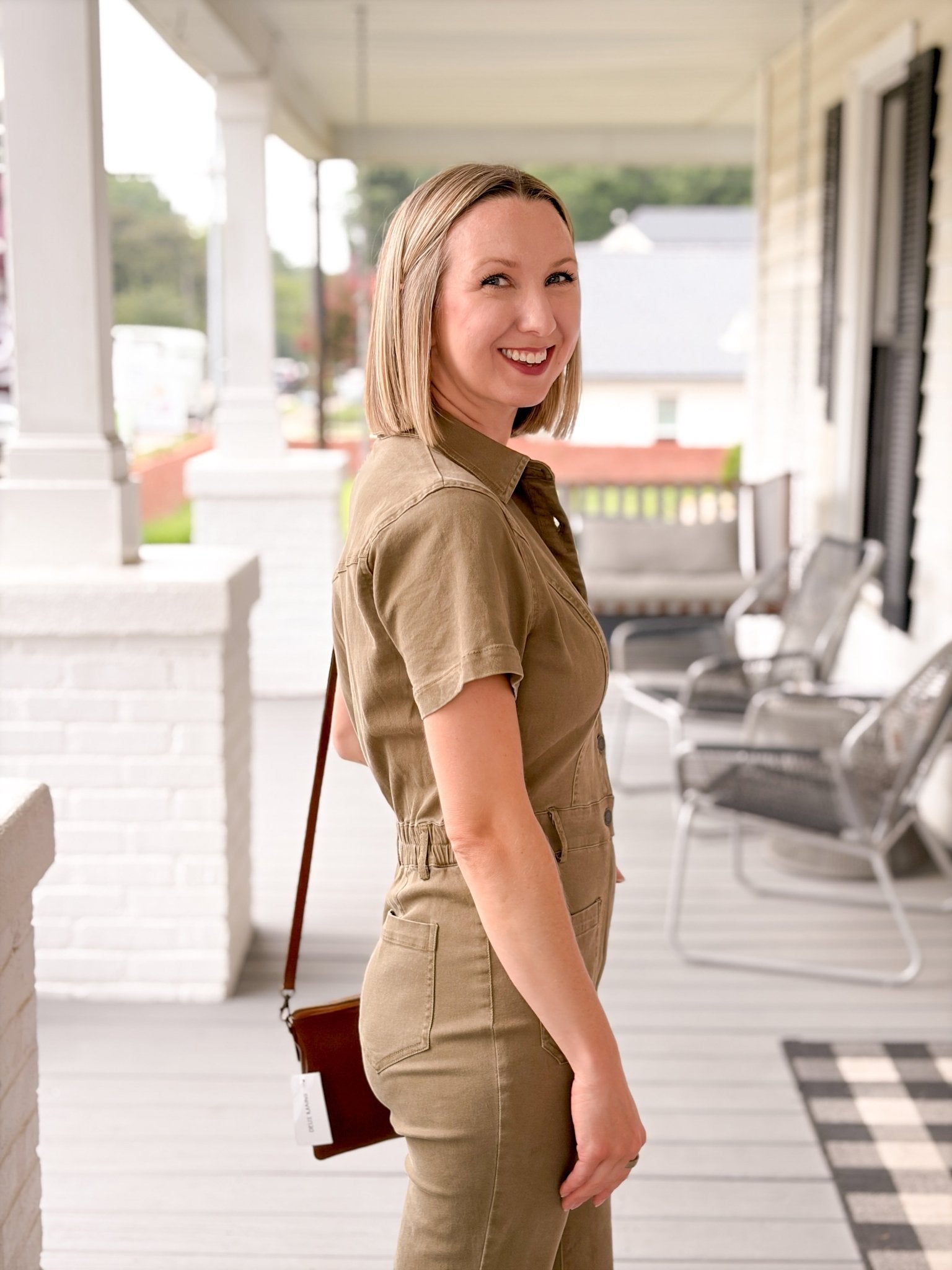 Rose & Lee Co Carson Jumpsuit, Olive Jumpsuit