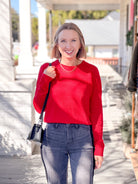 The Perfect Layer Sweater, Festive Red by Z Supply