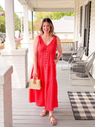 Rose & Lee Co Corinne Dress, Blush by Marine Layer Casual Dresses