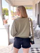 Rose & Lee Co Greene Sweatshirt, Sage Leaf by Project Social T Sweatshirt & Hoodies