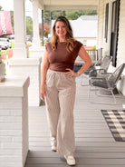 Rose & Lee Co Sara Tank, Brown Tanks