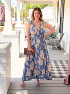 Rose & Lee Co Malene Bloom Dress, Lake Blue by Z Supply Event Dress