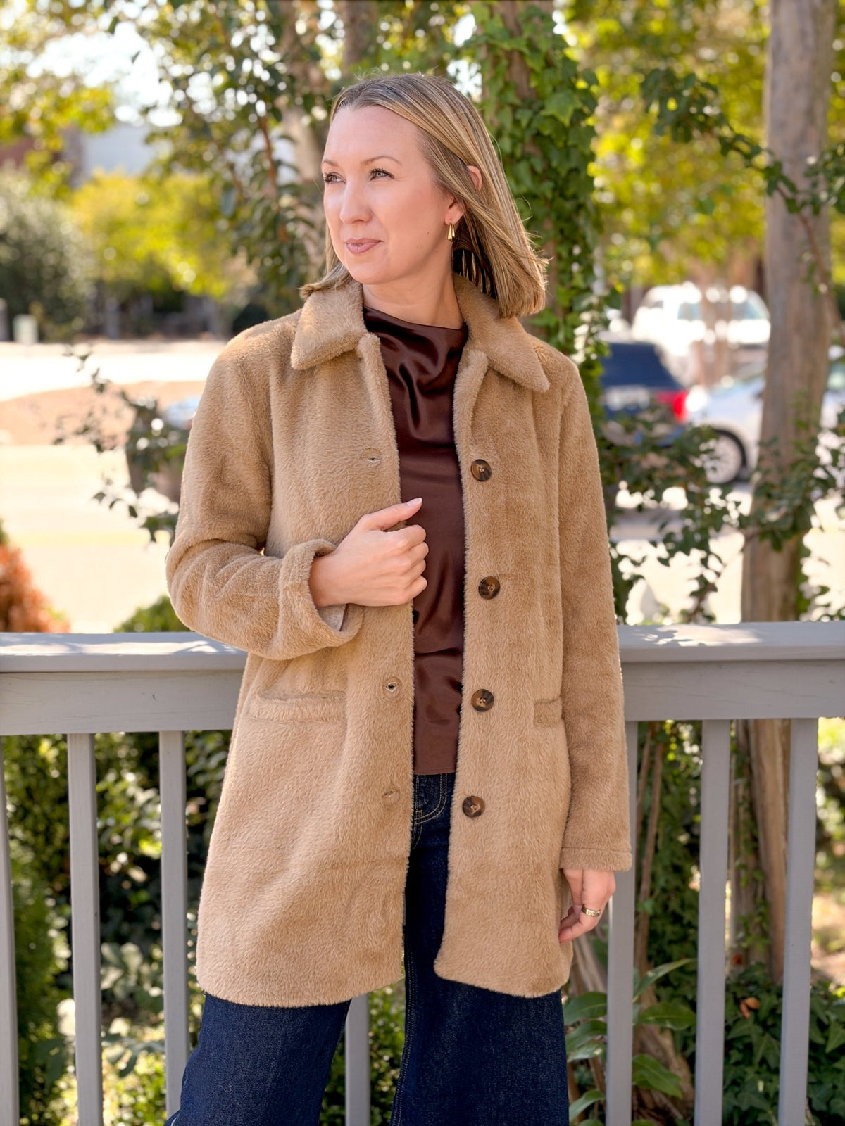 Rose & Lee Co Upside Jacket, Hot Cocoa by Sanctuary Jackets