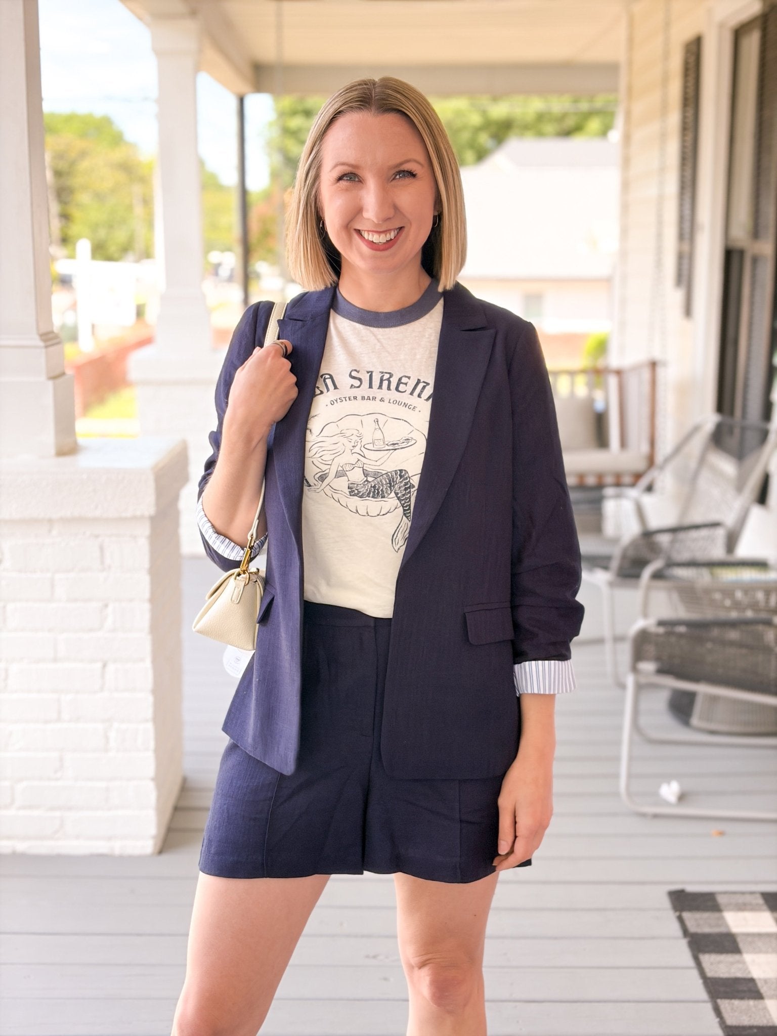 Rose & Lee Co Maya Jacket, Navy Jackets