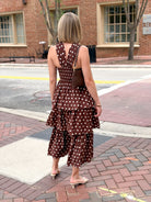 Rose & Lee Co Alice Dress, Chestnut Event Dress