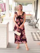 Rose & Lee Co Lucile Dress, Powder Pink Event Dress